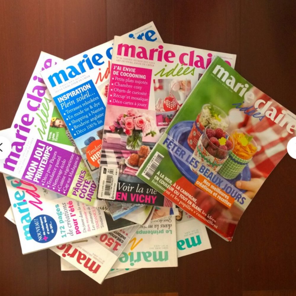 Marie Claire Ideas (Idees) - French DIY Magazine - 8 Issues